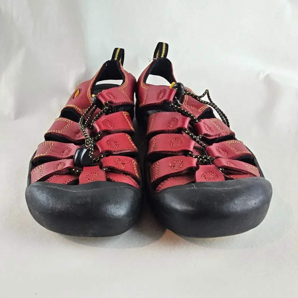 KEEN Newport H2 Womens Approx Sz 9 Red Waterproof Sport Hiking Sandals Outdoor - Picture 3 of 12